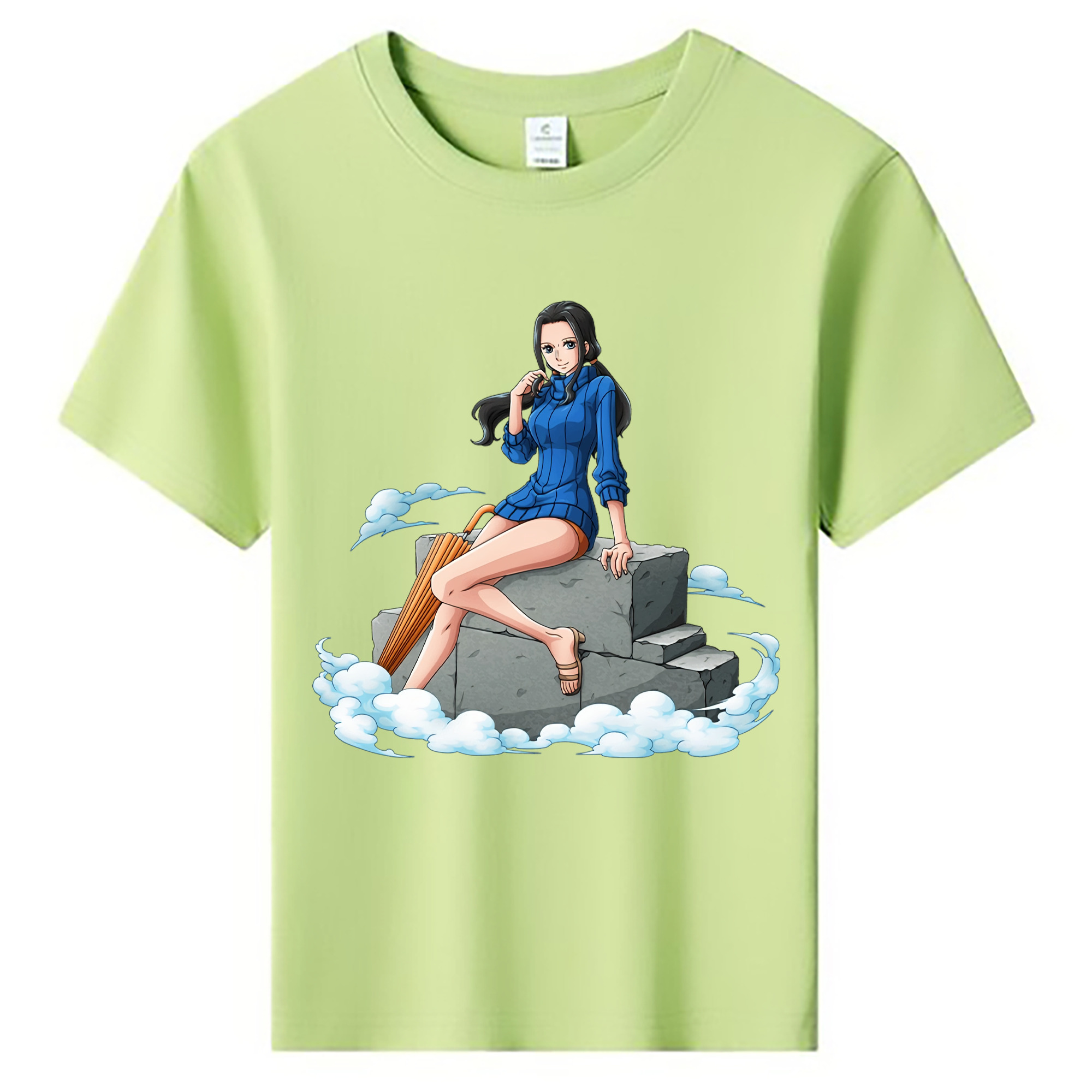 ワンピース ニコ・ロビン ONE PIECE Nico Robin 綿100％キッズTシャツ（フロントプリント）
